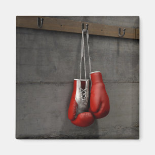 Aimant Gants De Boxe Suspendus Dans La Salle De Changemen
