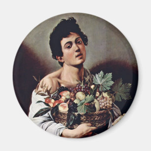 Aimant Garçon Avec Panier De Fruits De Michel-Ange Merisi
