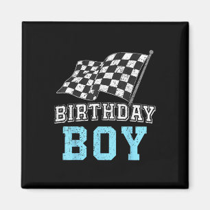 Aimant Garçon d'anniversaire Voiture de course Course aut