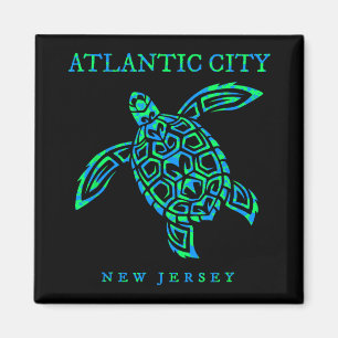 Aimant Garçons Filles Tortue de Mer Atlantic City New Jer
