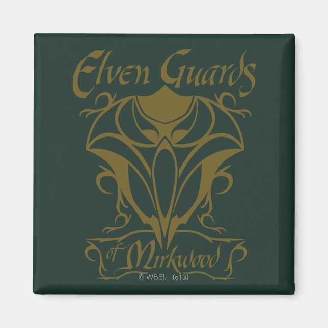 Aimant Garde elfe de Mirkwood Nom (Devant)
