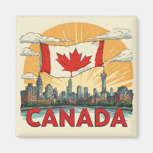 Aimant Garde-mémoire du Canada pour souvenirs de voyage