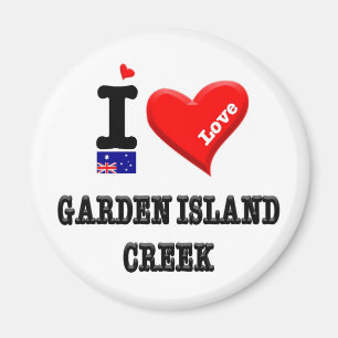 Aimant GARDEN ISLAND CREEK - I Love
