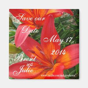 Aimant GardenWedding-Save-the-Date-personnaliser