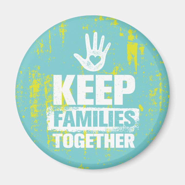 Aimant Garder les familles unies (Devant)