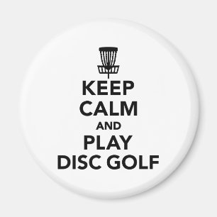 Aimant Gardez le golf de disque de calme et de jeu