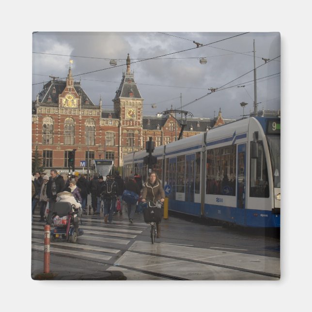 Aimant Gare centrale d'Amsterdam (Devant)