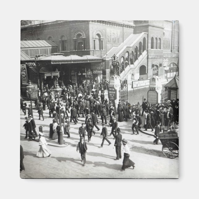 Aimant Gare de Broad Street, Londres, vers 1890 (Devant)