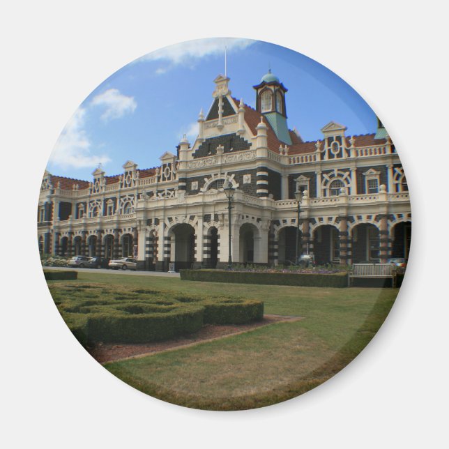 Aimant Gare de Dunedin, Nouvelle-Zélande (Devant)