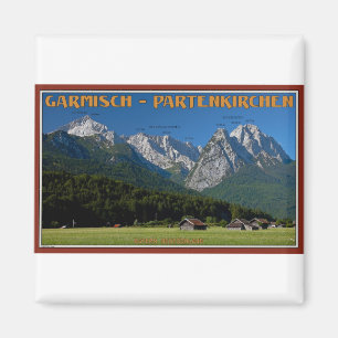 Aimant Garmisch - le Zugspitze et l'Alpspitze