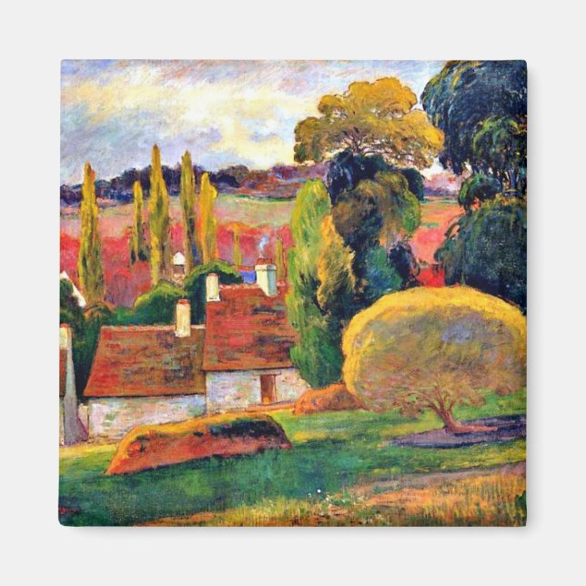 Aimant Gauguin : Ferme en Bretagne (Devant)