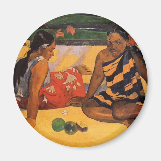 Aimant Gauguin Polynésie Tahiti Femmes (Devant)