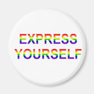 Aimant Gay pride - Express Vous-même