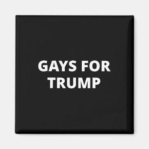 Aimant Gays Pour Trump - partisan de Donald Trump