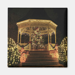 Aimant Gazebo habillé pour Noël