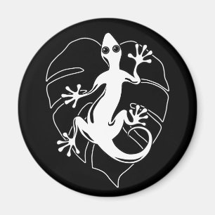 Aimant Gecko Lizard Silhouette
