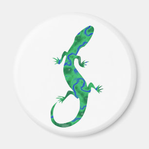Aimant Gecko Vert