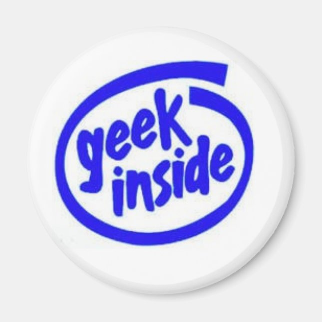 Aimant geek à l'intérieur (Devant)