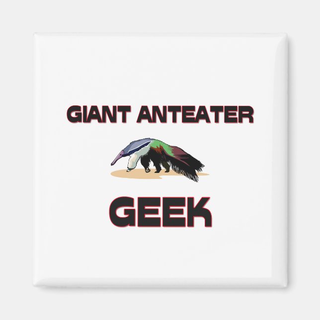 Aimant Geek Anteater géant (Devant)