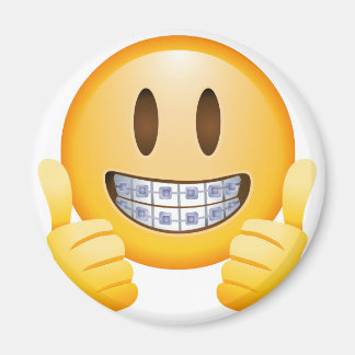 Aimant Geeky Braces Emoji