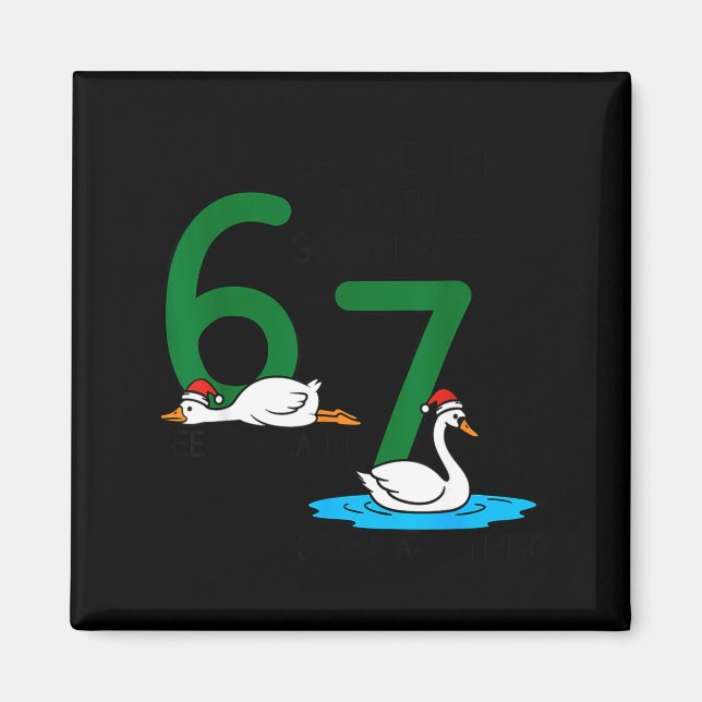 Aimant Geese A Laying Swans A Swimming 67 Six Geese Seven (Devant)
