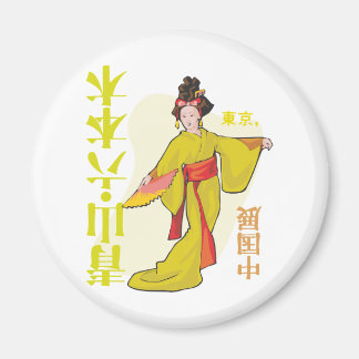 Aimant Geisha japonais