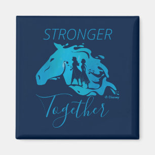 Aimant Gelée 2 : Graphique d'aquarelle Anna, Elsa et Nok