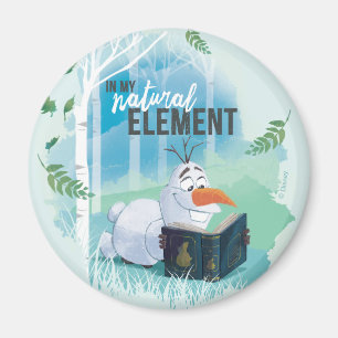 Aimant Gelée 2 : Olaf  Dans Mon Élément Naturel