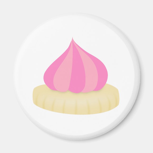 Aimant Gem glacé rose (Devant)
