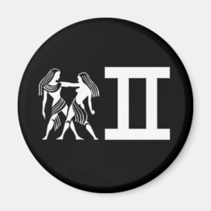 Aimant Gemini avec symbole