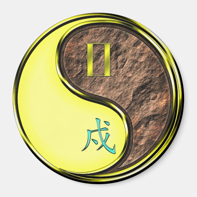 Aimant Gemini & Earth Dog (Devant)