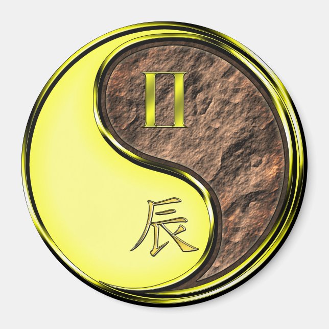 Aimant Gemini & Earth Dragon (Devant)