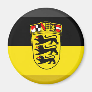 Aimant Gemme de drapeau du Bade-Wurtemberg