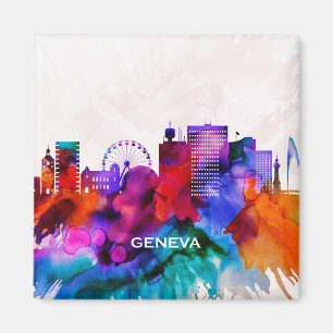 Aimant Geneva Skyline