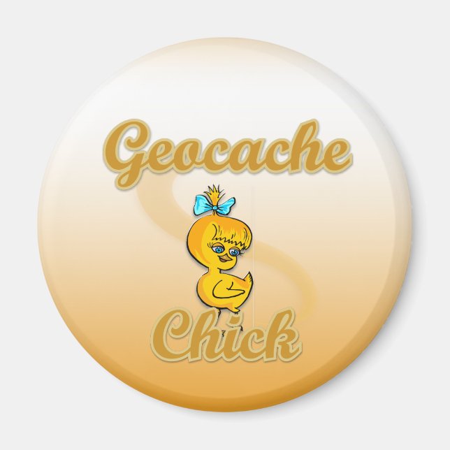 Aimant Geocache Chick (Devant)
