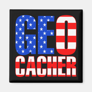 Aimant Geocacher américain