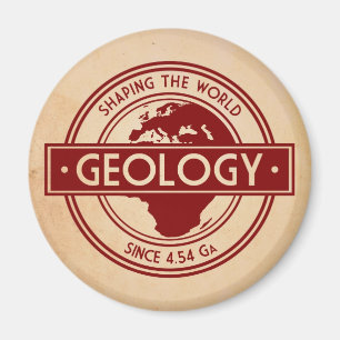 Aimant Géologie formant le logo du monde (l'Europe)