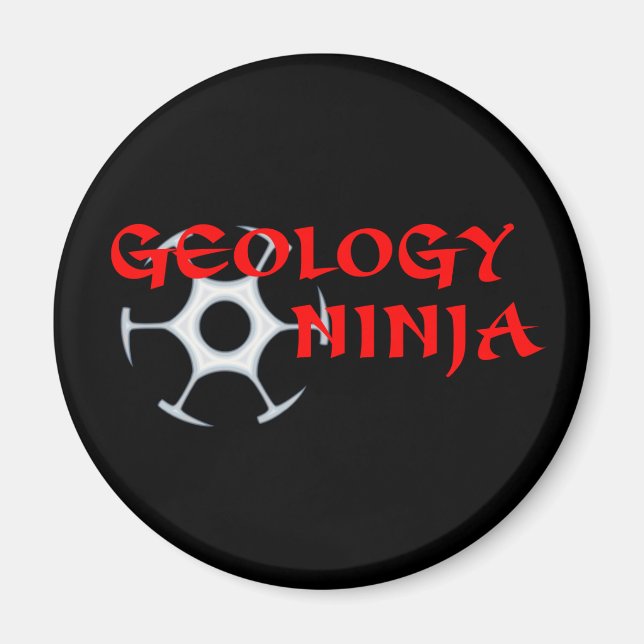 Aimant Géologie Ninja (Devant)