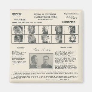 Aimant géorge kelly fbi