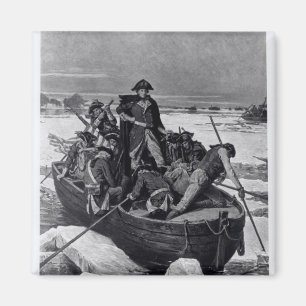 Aimant George Washington croisant le fleuve Delaware