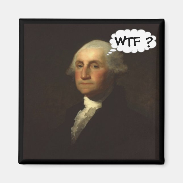 Aimant George Washington tourne dans sa tombe (Devant)