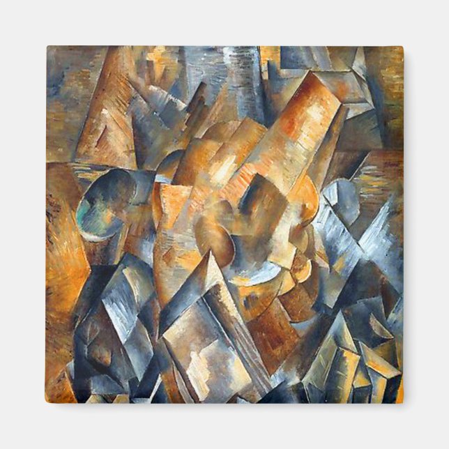 Aimant Georges Braque Still Life avec Metronome (Devant)