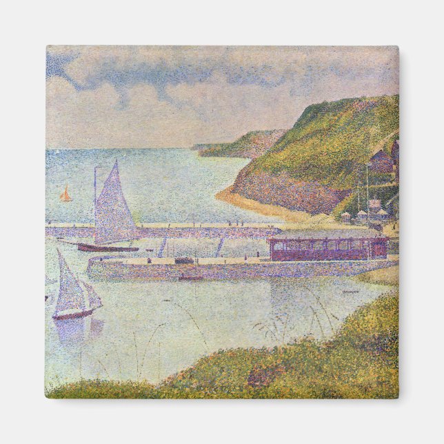 Aimant Georges Seurat - Port-en-Bessin à High Tide (Devant)