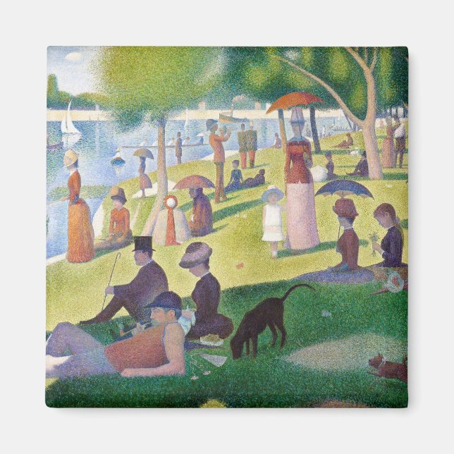 Aimant Georges Seurat - Un dimanche sur La Grande Jatte (Devant)