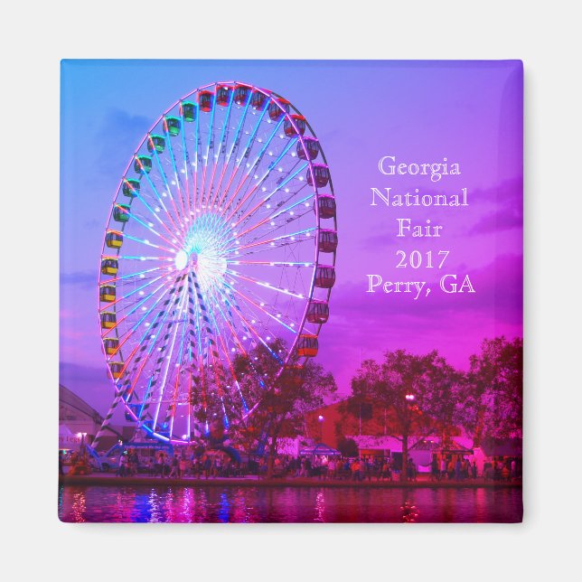 Aimant Georgia National Fair, Perry GA (Devant)