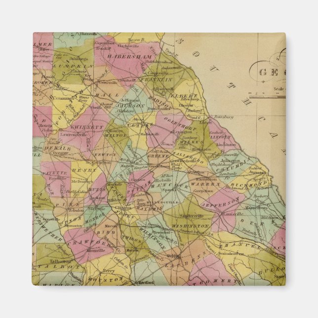 Aimant Géorgie 4 (Devant)