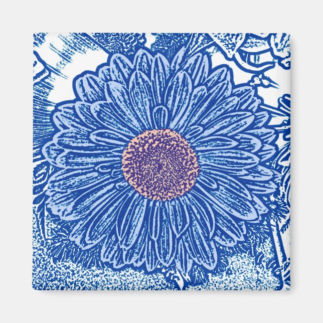 Aimant Gerbera Daisy Block (Devant)