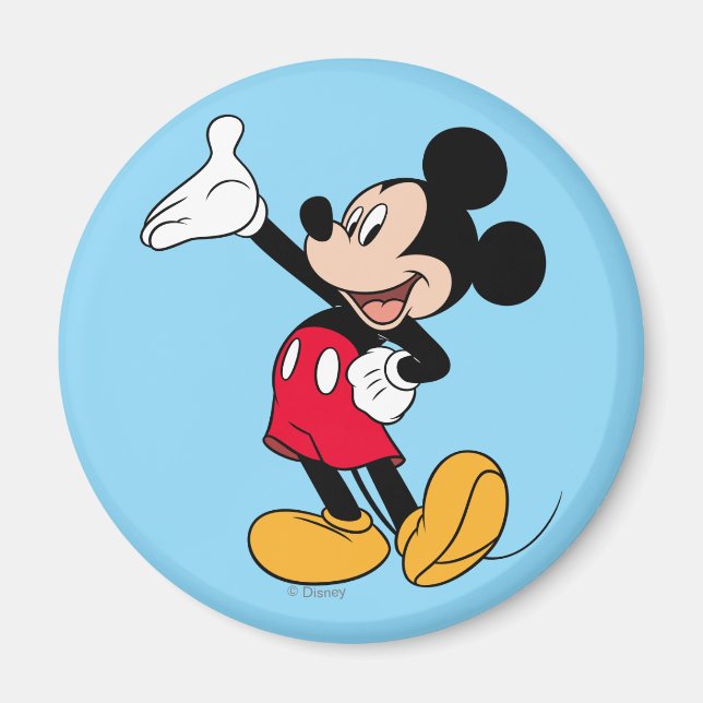 Aimant Geste de la main ouverte de Mickey Mouse (Devant)