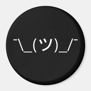 Aimant Gesticulez le ¯ d'émoticône \ Japonais Kaomoji 