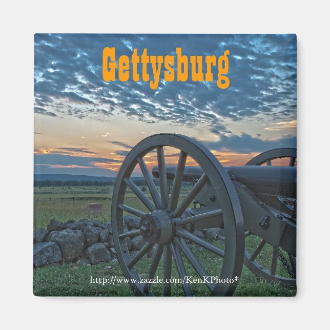 Aimant Gettysburg Cannon II (Devant)